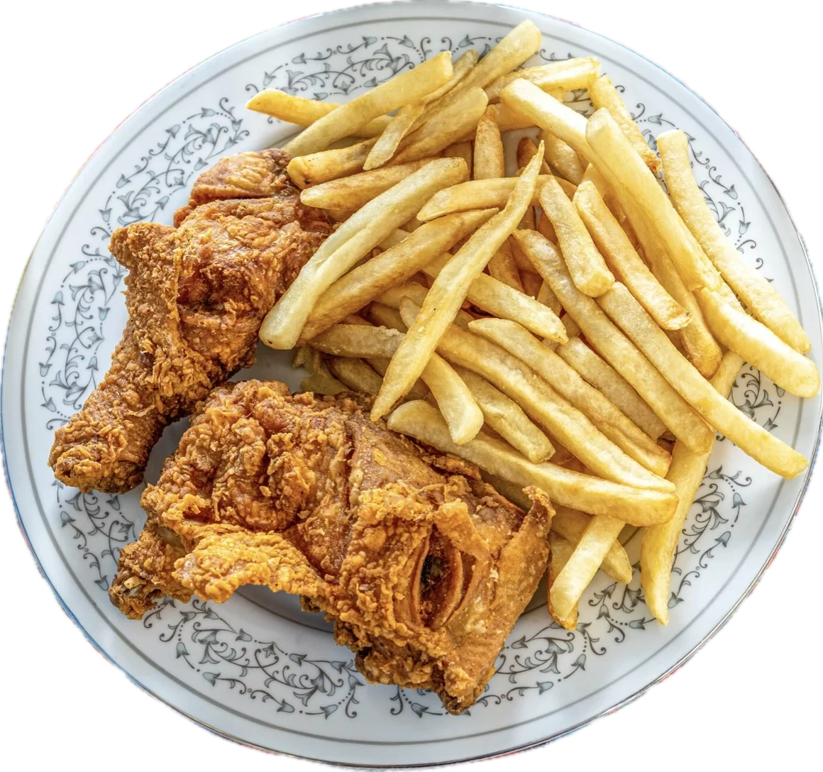 POLLO DORADO CON PAPAS